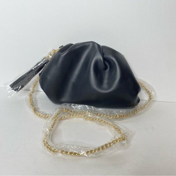 Understated Leather Crescent clutch from Curateur by Rachel‎ Zoe - Picture 3 of 5